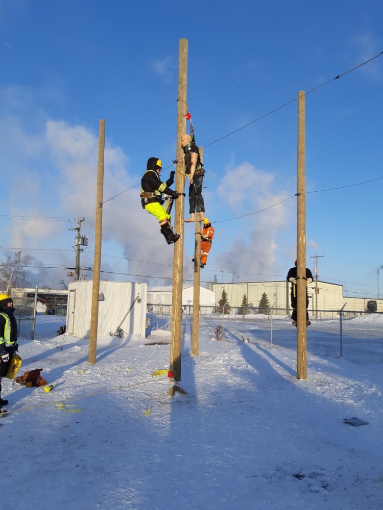 Our latest Utility Pole Climbing & Working Aloft Competency Training